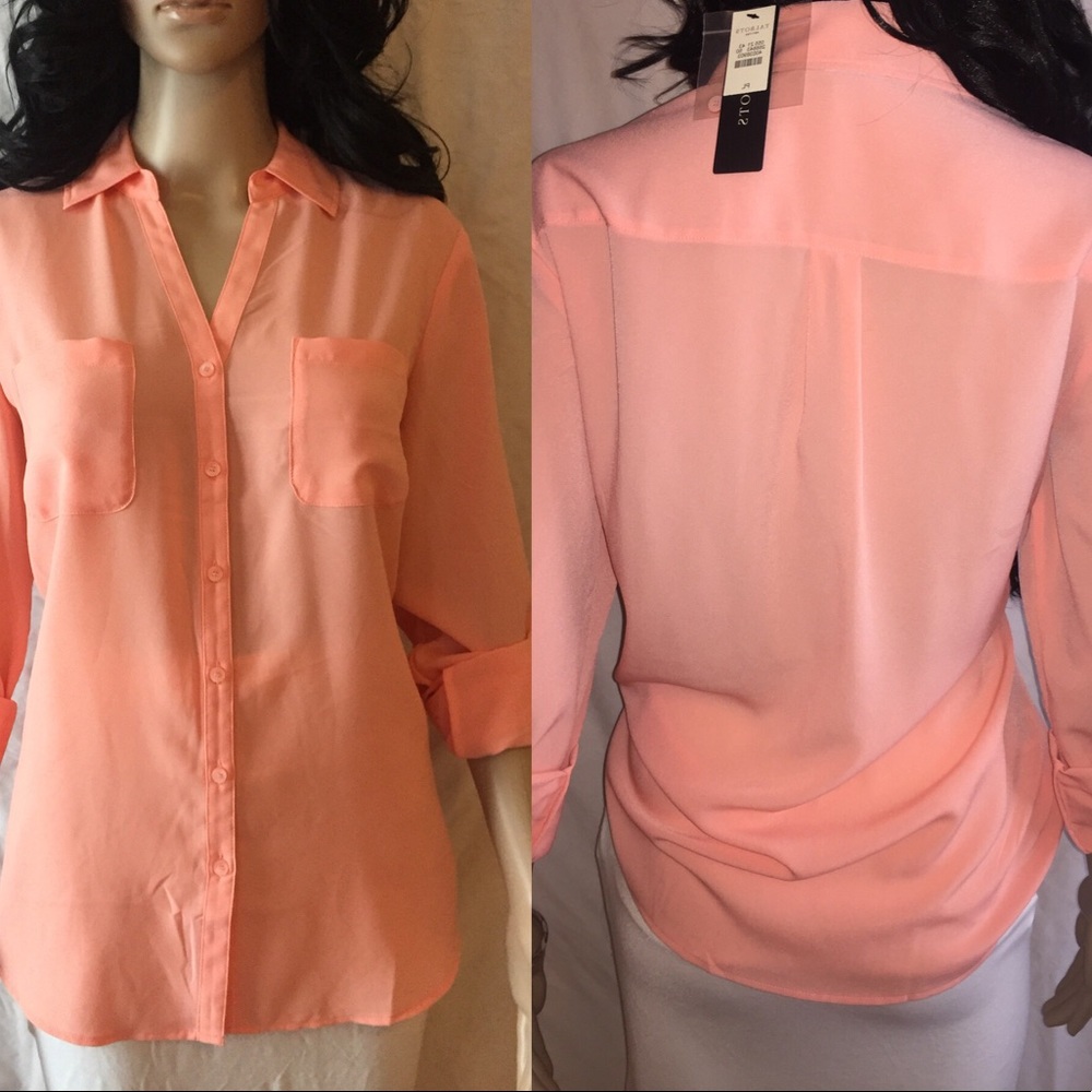 *SOLD*  TALBOTS Button Down  “The Soft Shirt” NWT - Picture 7 of 8